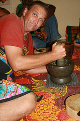 Grinding Chilli Paste