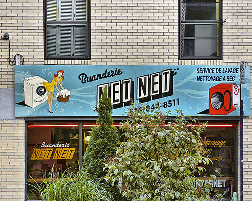 Buanderie Net Net – Duluth between Drolet and Henri-Julien, Montréal, Québec