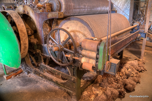 Early Victorian wool mill machinery in the Knockando Wool Mill, established 1748 3 exposure 2EV separation Canon 50D Photomatix Pro Early Victorian wool mill machinery in the Knockando Wool Mill, established 1748 3 exposure 2EV separation Canon 50D Photomatix Pro
