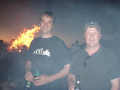 Ad & Ian in the smoke