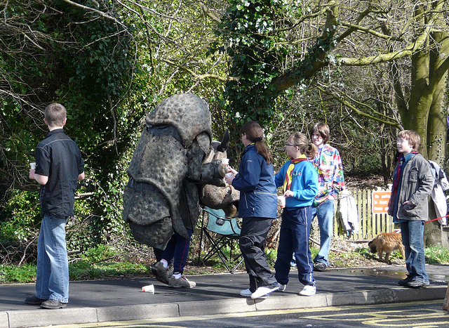 Scouts with Rhino Runner