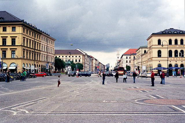 Munich in rainy August 2005