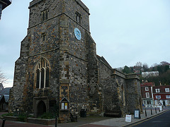 st.thomas becket church, cliffe, lewes