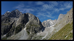 Panorama Glacier noir Ailefroide