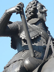 statue of charles 1, trafalgar square, london