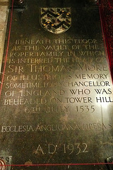 thomas more, st.dunstan's church, canterbury