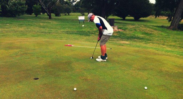 Bill, Nick & Ad play golf