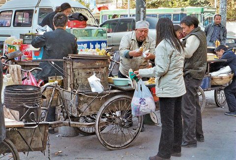 Xi'an Market Scene