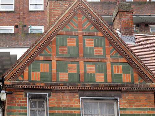 Tiled gable