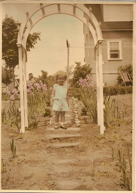 Patsy in the Garden c1932