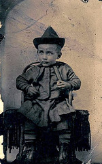 Munchkin Boy Tintype