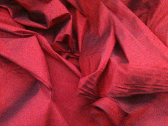 Red Silk Dupioni