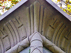 brompton cemetery, earls court,  london,egyptian mausoleum of 1850-2,, for the courtoy family, perhaps by avis of putney