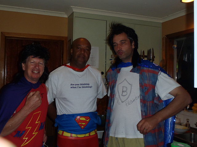 Ad's 40th birthday, alias the "Middle Aged Superhero Party"