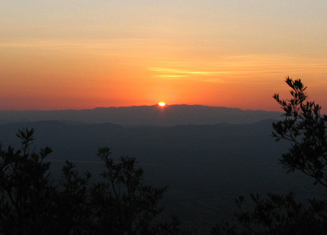 Sunrise over the Chiricahua Mountains