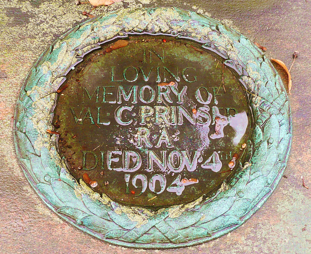 brompton cemetery, earls court,  london,val prinsep's tomb of 1904