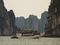 Tourist Boat in Ha Long Bay