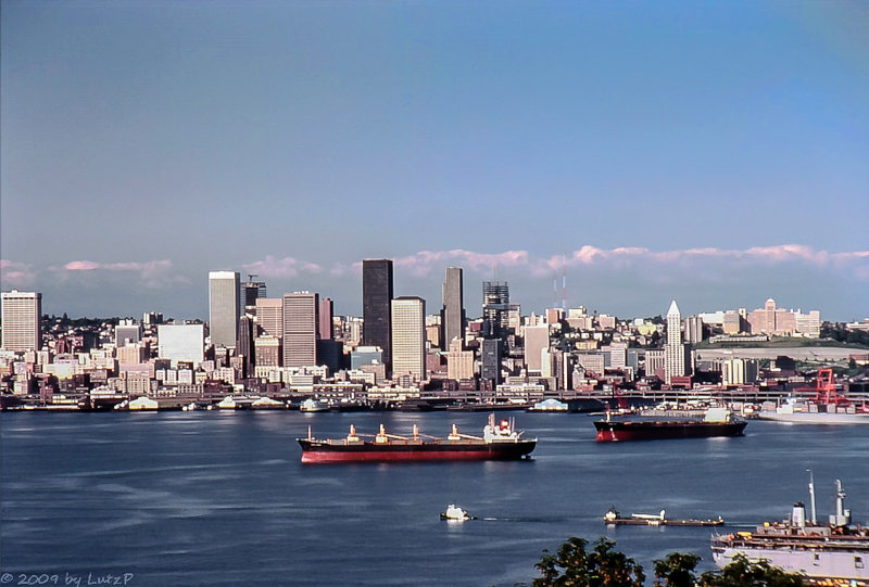 Seattle Skyline, June 1980 (060°)