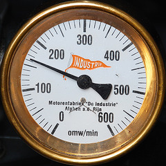 Industrie motorendag 2008: tachometer