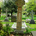 pankhurst tomb, brompton cemetery, london,memorial cross to the militant suffragette leader emmeline pankhurst, 1858-1928