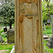 pankhurst tomb, brompton cemetery, london,memorial cross to the militant suffragette leader emmeline pankhurst, 1858-1928