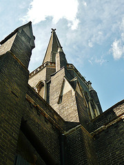 abney park cemetery chapel, stoke newington, london, by william hosking 1840