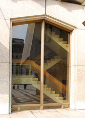 Stairs through the window