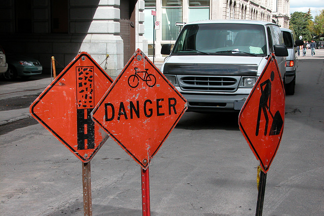 Montreal images: danger signs