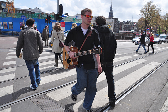 Who can harm you when you got a guitar in your hands?