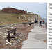 Seaford Esplanade chalk boulders - 25.2.2014