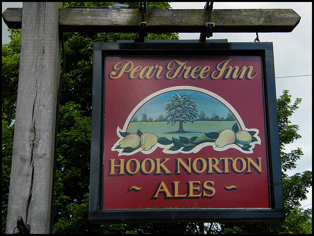 Pear Tree pub sign