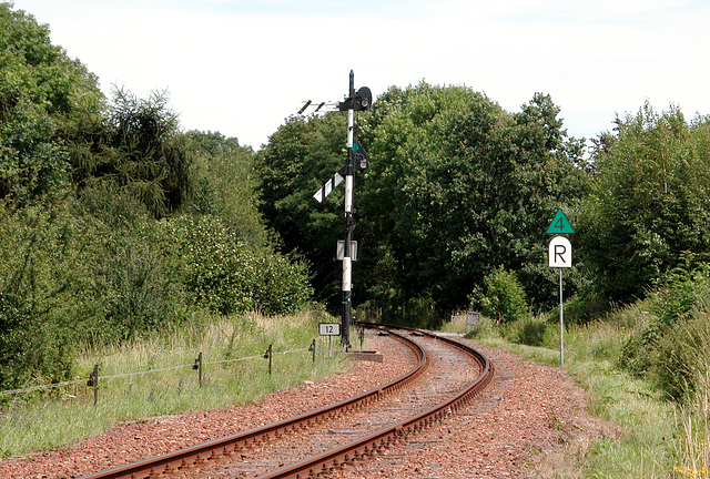 Steam Festival in Simpelveld (Limburg): rails and old signals