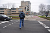 Crossing the street in Utrecht