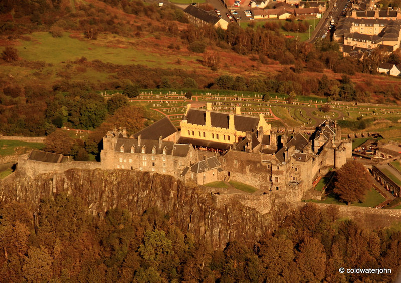 Stirling Castle from 1500 feet