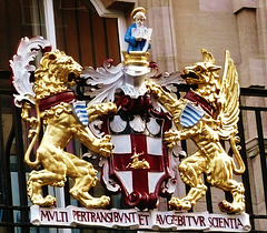 arms of the borough of holborn on the town hall, high holborn, london