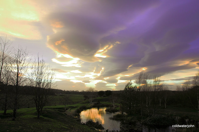 Winter sunsets - Five minutes' sequence