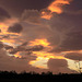 Winter sunsets - Five minutes' sequence with strong gale force winds!