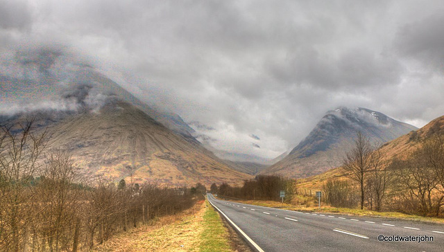 Approaching Glencoe