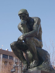 Granada- Plaza Campillo-  Rodin Exhibition- 'The Thinker'