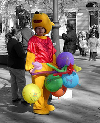 Granada- Plaza Campillo- Miserable Balloon Seller