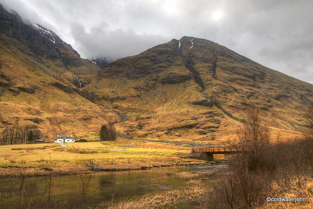 Glencoe in March mists and low cloud