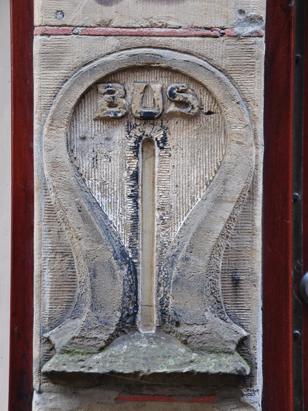 Closed letter box in Amsterdam