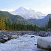 Mount Rainier and the Nisqually River