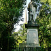 abney park cemetery, stoke newington, london,statue to dr.watts, the writer of hymns who lived with the family who owned the house here , made by baily in 1845