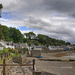 Harbour Street houses at low tide: Plockton Series July 7 2009