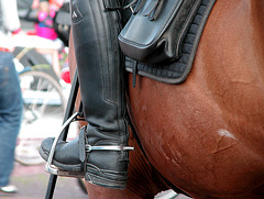 Boot of a Policeman on horseback