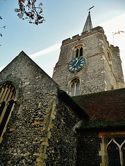 st.nicholas church, ash by sandwich
