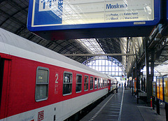 The train from Amsterdam to Moscow