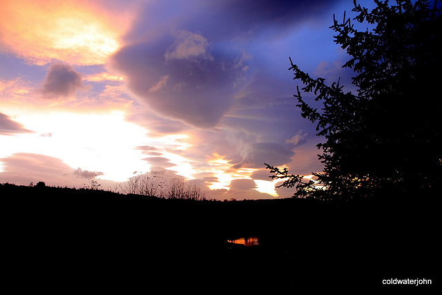 Winter sunsets - Five minutes' sequence Winter sunsets - Five minutes' sequence