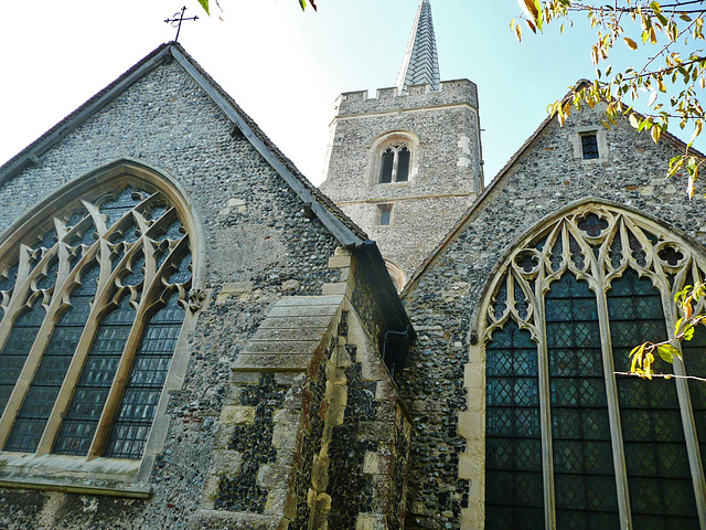 st.nicholas church, ash by sandwich